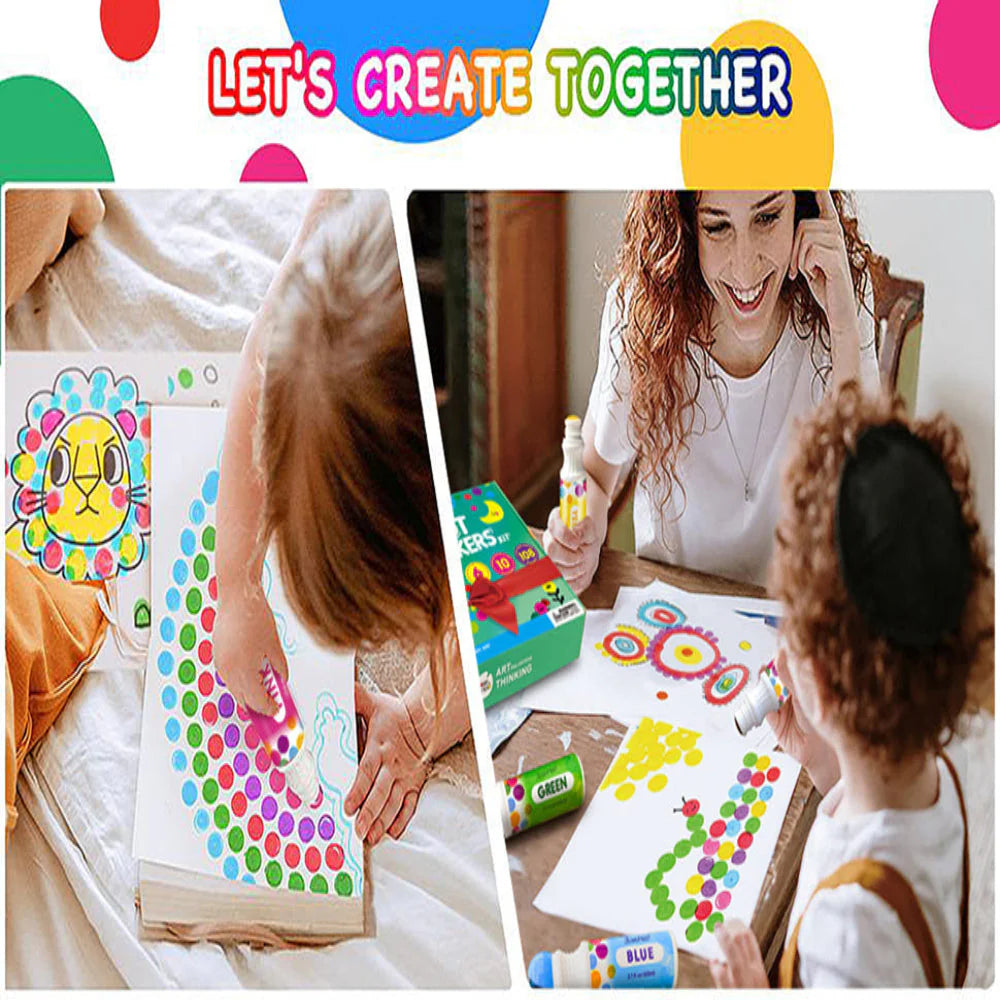 Jar Melo Dot Painting