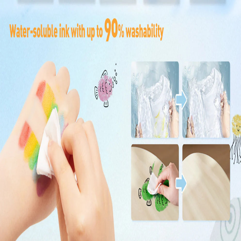 Jar Melo Finger Painting- A Lively Forest Book