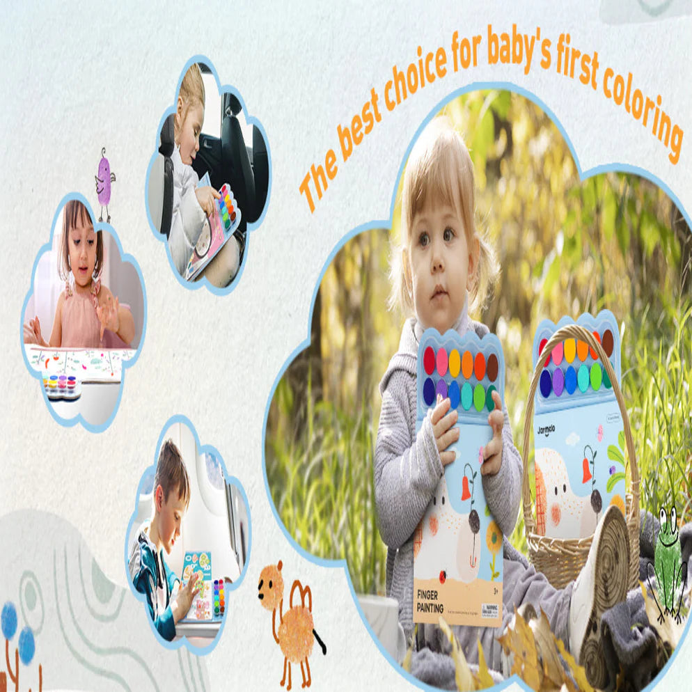 Jar Melo Finger Painting- A Lively Forest Book