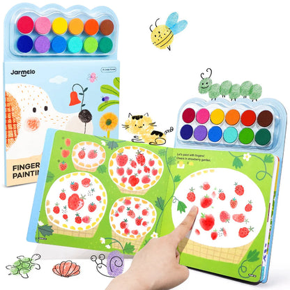 Jar Melo Finger Painting- A Lively Forest Book