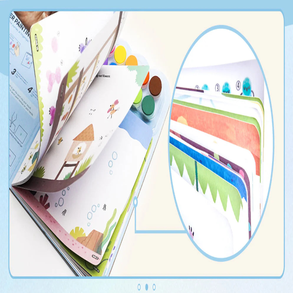 Jar Melo Finger Painting- A Lively Forest Book