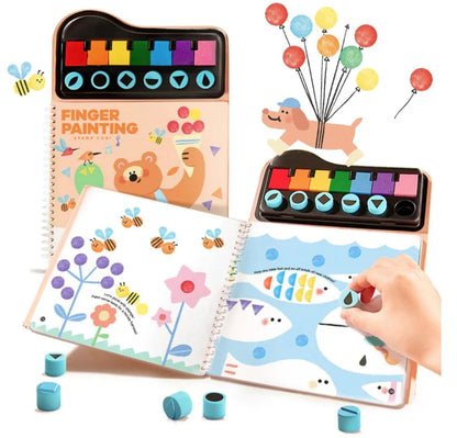Jar Melo Finger Painting Stamp Fun Book