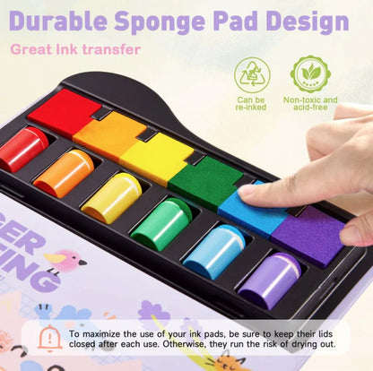 Jar Melo Finger Painting Stamp Fun Book