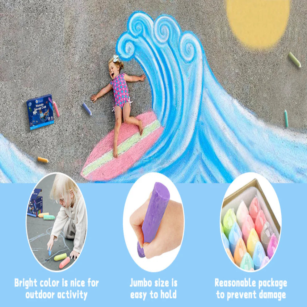 Jar Melo Washable Chalks Set of 15 Colors