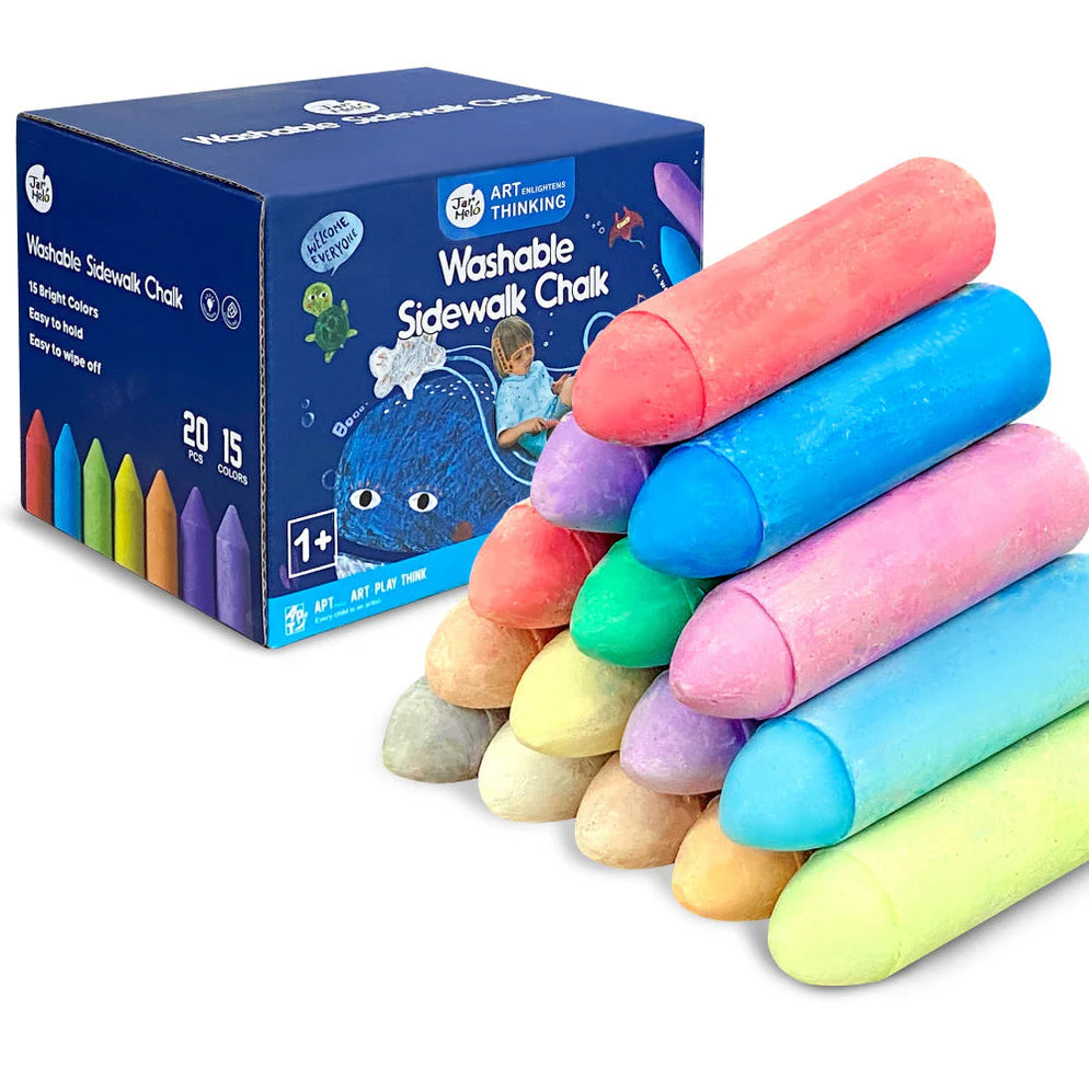 Jar Melo Washable Chalks Set of 15 Colors