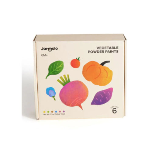 Jar Melo: Vegetable Powder Paints- 6 Colors
