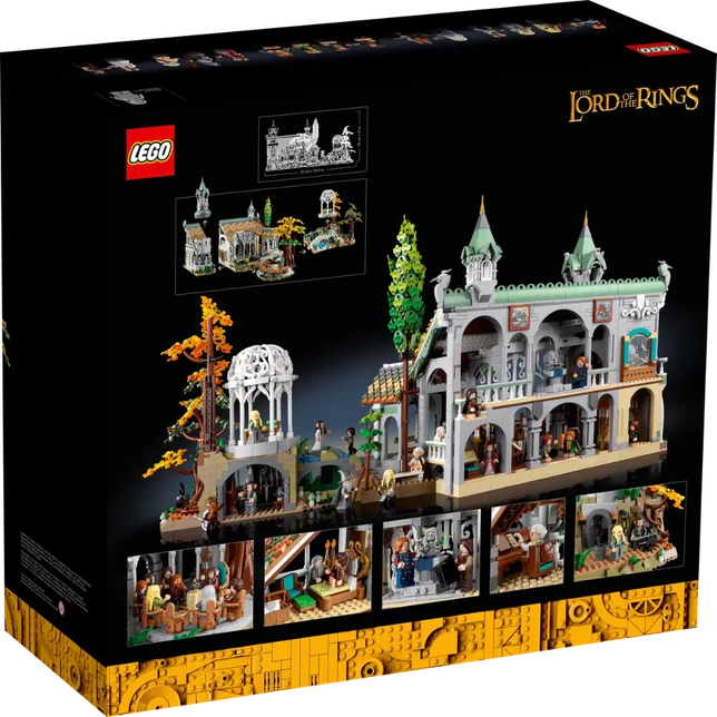 Lego 10316 Icons The Lord Of The Rings: Rivendell - 6167 Pieces