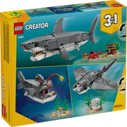 LEGO Creator 3-in-1 31381 Fierce Shark with a Treasure Chest – 379 Pieces