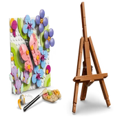 LEGO Creator 3-in-1 31390 Floral Art Decor Painting – 348 Pieces