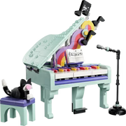 LEGO Creator 3-in-1 31392 Music Decor Piano with Cat – Building Set