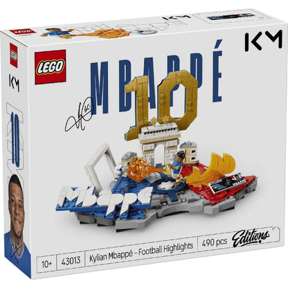 LEGO Editions 43013 Kylian Mbappé – Football Highlights – 490 Pieces