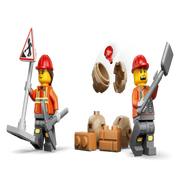 LEGO City 60480 Yellow Backhoe Loader – 301 Pieces Construction Vehicle Set