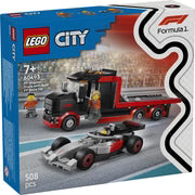 LEGO City F1 Display Truck with Audi F1 Race Car 60493 – 508 Pieces