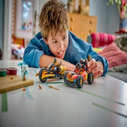 LEGO NINJAGO 71864 Jay's Transforming Elemental Tech Mech – 650 Pieces
