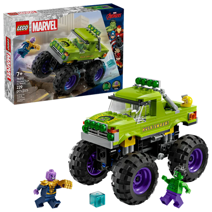 Lego Marvel The Hulk Truck vs. Thanos 76312