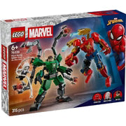 LEGO Marvel 76338 Mech Battle: Spider-Man vs. Doc Ock – 315 Pieces