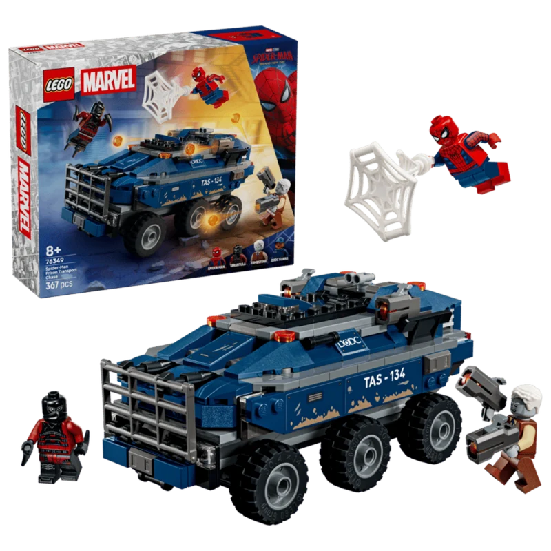 LEGO Marvel Spider-Man Prison Transport Chase 76349 – 367 Pieces