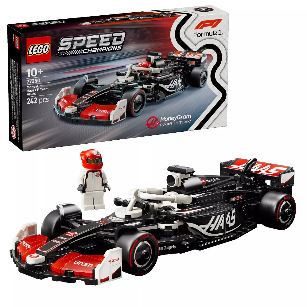 LEGO 77250 Speed Champions MoneyGram Haas F1 Team VF-24 Race Car (242 Pieces)