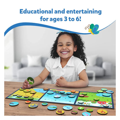 SKILLMATICS Letters, Numbers & Animals | Magnetic Matching Activity (ages 3-6)