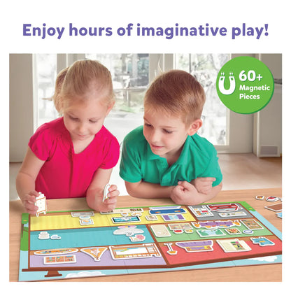 SKILLMATICS Magnetopia - Design Your Own Home | Interactive Pretend Play Set (ages 3-7)