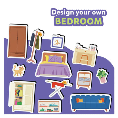 SKILLMATICS Magnetopia - Design Your Own Home | Interactive Pretend Play Set (ages 3-7)