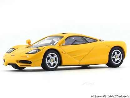 LCD Models McLaren F1 Yellow 1:64 Diecast Scale Model Car