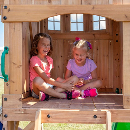 BYD Montpelier Swing Set, Outdoor Swing Set for Kids, Outdoor Playset for Toddler