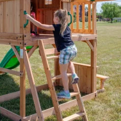 BYD Montpelier Swing Set, Outdoor Swing Set for Kids, Outdoor Playset for Toddler