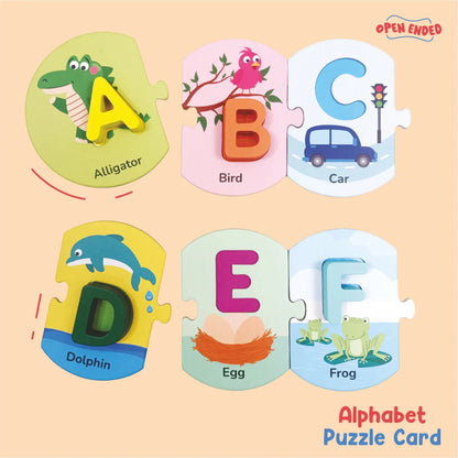 Open Ended 2 in 1 Alphabet Board Puzzle