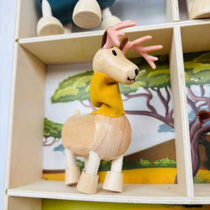 Open Ended Bendimals - Flexible Wooden Animals (Each Sold Separately)