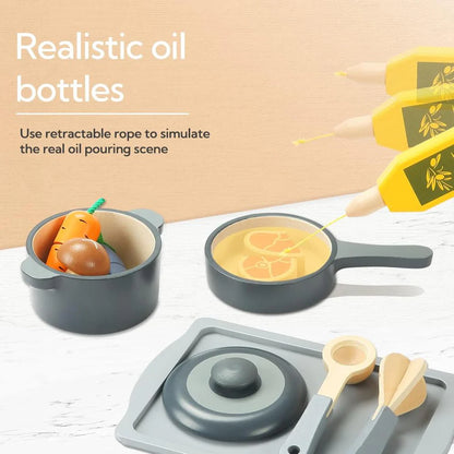 Open Ended Cookware Playset -12pcs