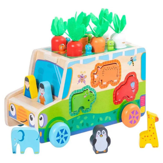 Open Ended Wooden Multi Functional Radish cart