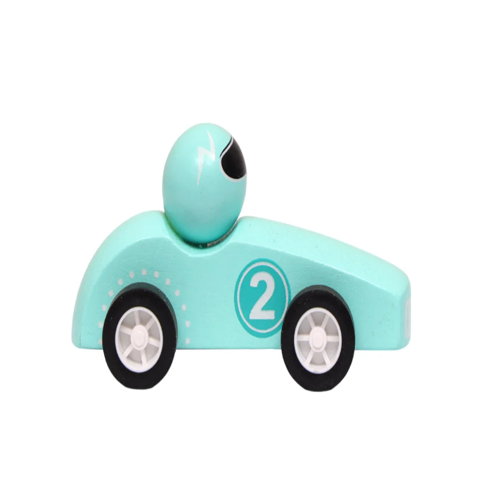 Open Ended Wooden Pull Back Race Car
