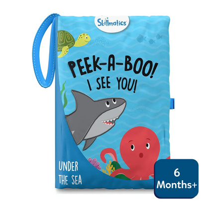 SKILLMATICS Peek-A-Boo: Under The Sea | Interactive Cloth Book (Ages 6+ months)