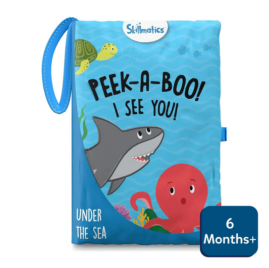 SKILLMATICS Peek-A-Boo: Under The Sea | Interactive Cloth Book (Ages 6+ months)