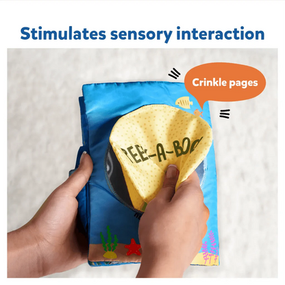 SKILLMATICS Peek-A-Boo: Under The Sea | Interactive Cloth Book (Ages 6+ months)