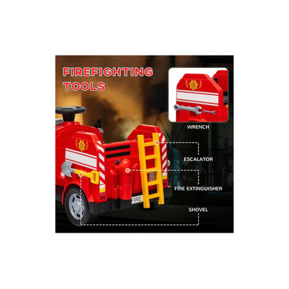 Emorted 12V Ride on Fire Truck