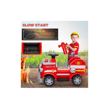 Emorted 12V Ride on Fire Truck