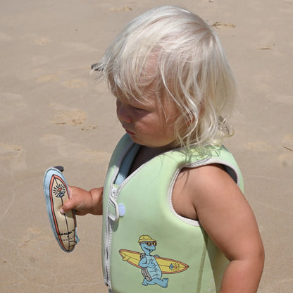 Swim Vest 2-3 Turtle Aqua