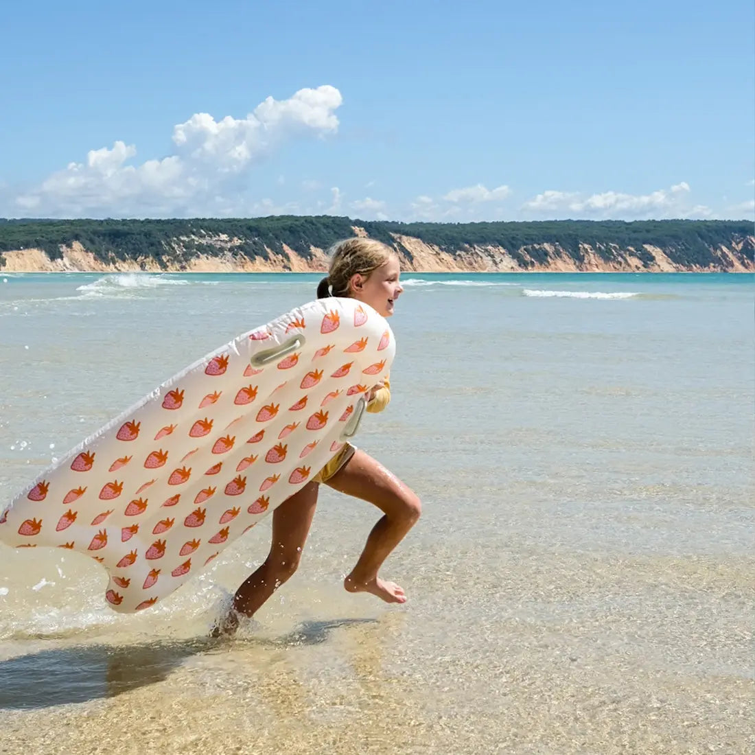 Inflatable Boogie Board - Sea Seeker Strawberry