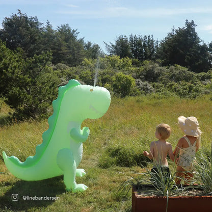 Inflatable Giant Sprinkler - Surfing Dino