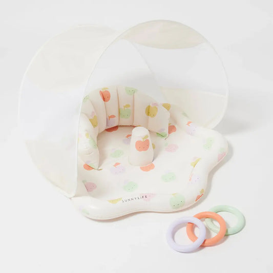 Baby Playmat with Shade - Apple Sorbet Multi