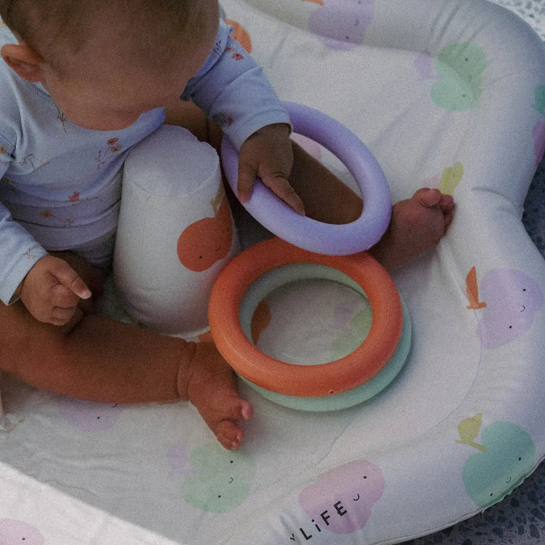 Baby Playmat with Shade - Apple Sorbet Multi
