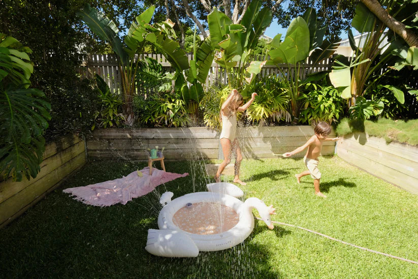 Kids Sprinkler Mat Princess Swan Multi