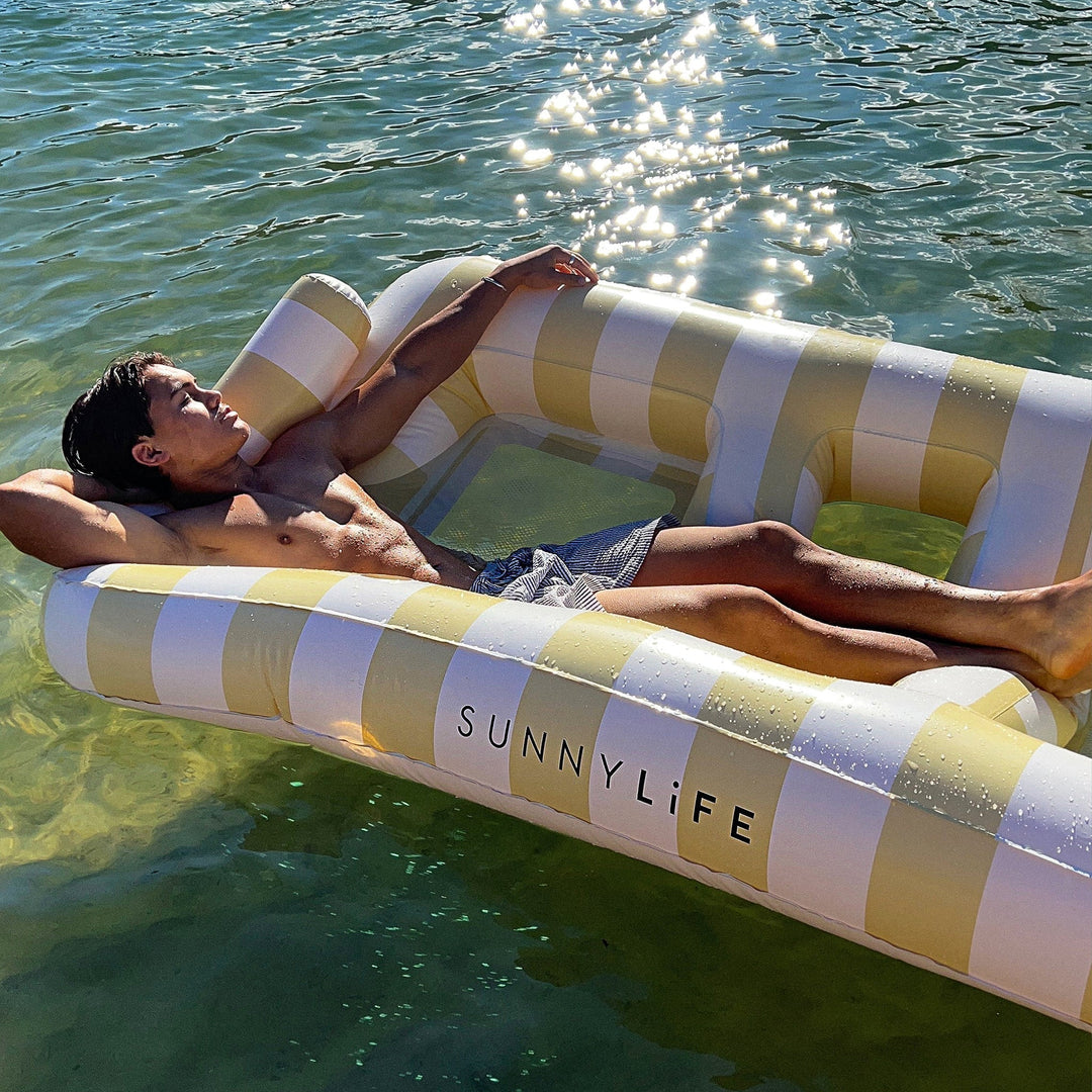 Luxe Twin Hammock Float Mango Bay Soft Mustard