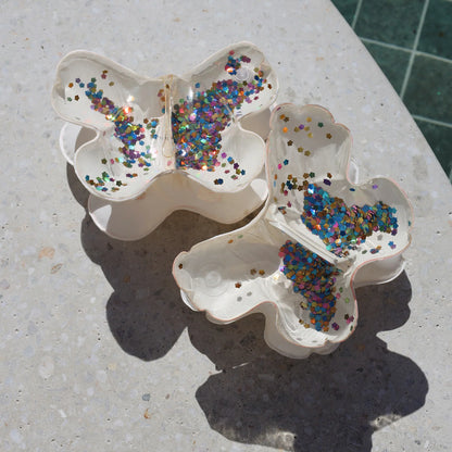Arm Bands Inflatable Cotton Candy Glitter