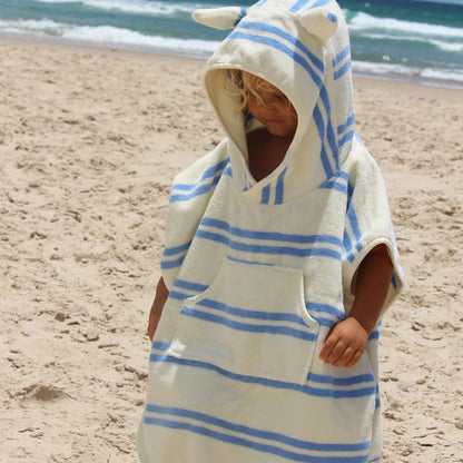 Towel K Hooded Seagull Blue