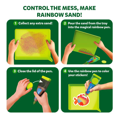 SKILLMATICS Sand-Tastic Art: Amazing Animals | Controlled-Mess Sand Art (ages 4-10)