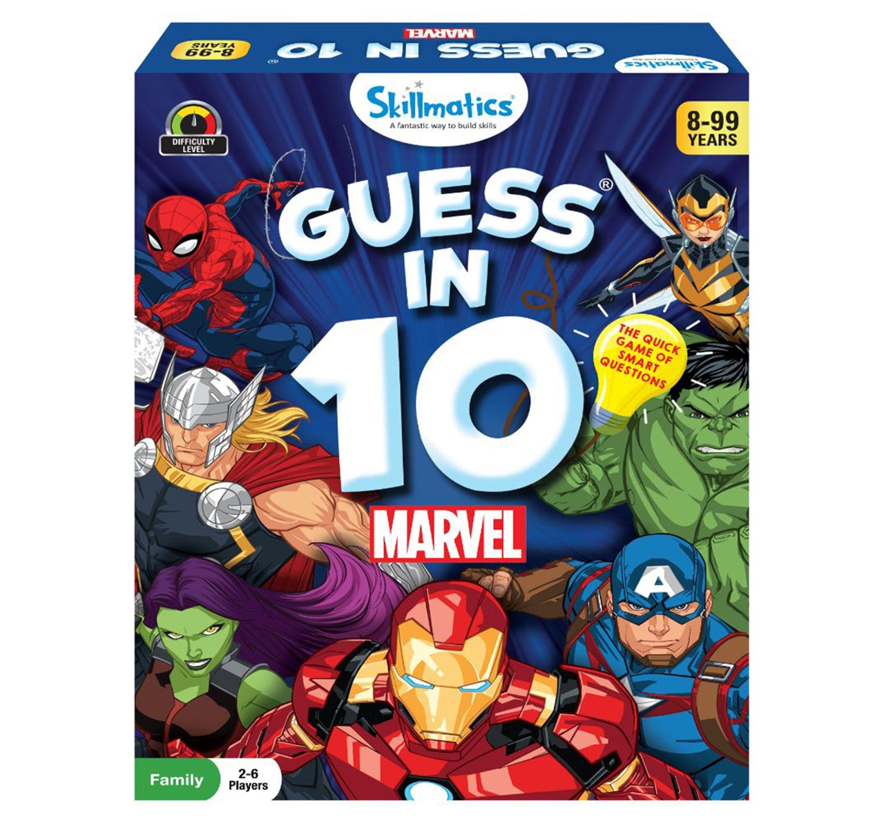 Skillmatics Guess in 10 Marvel Edition Paper card game Multicolor 3Y+(PACK OF 5)