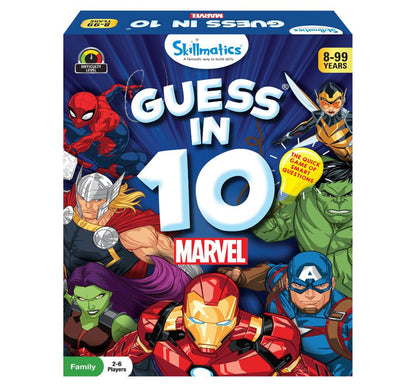 Skillmatics Guess in 10 Marvel Edition Paper card game Multicolor 3Y+(PACK OF 5)